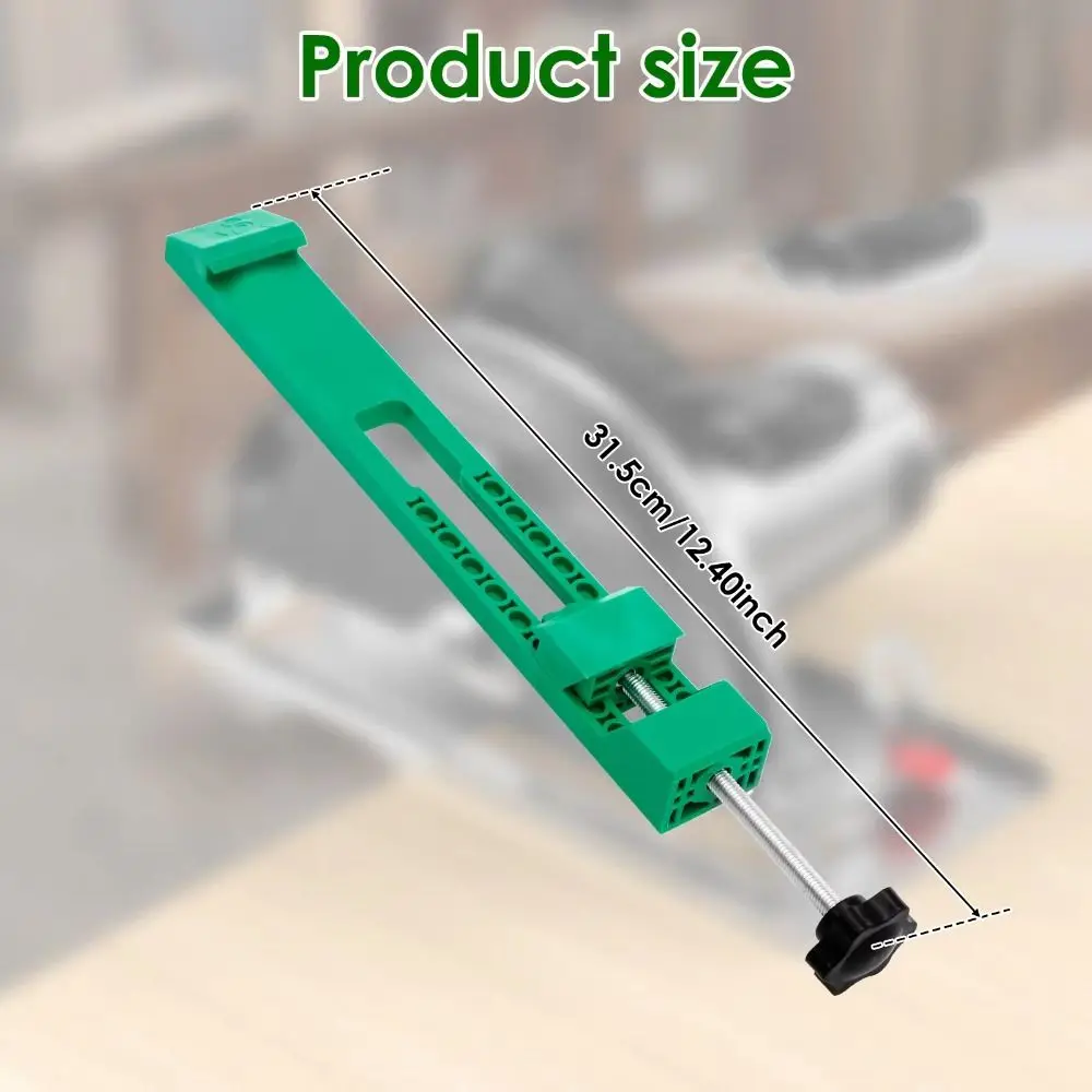 Adjustable Handheld Positioning Clamp Lightweight ABS Quick Fixing Clip Blue Green Edge Guide Cutting Machine