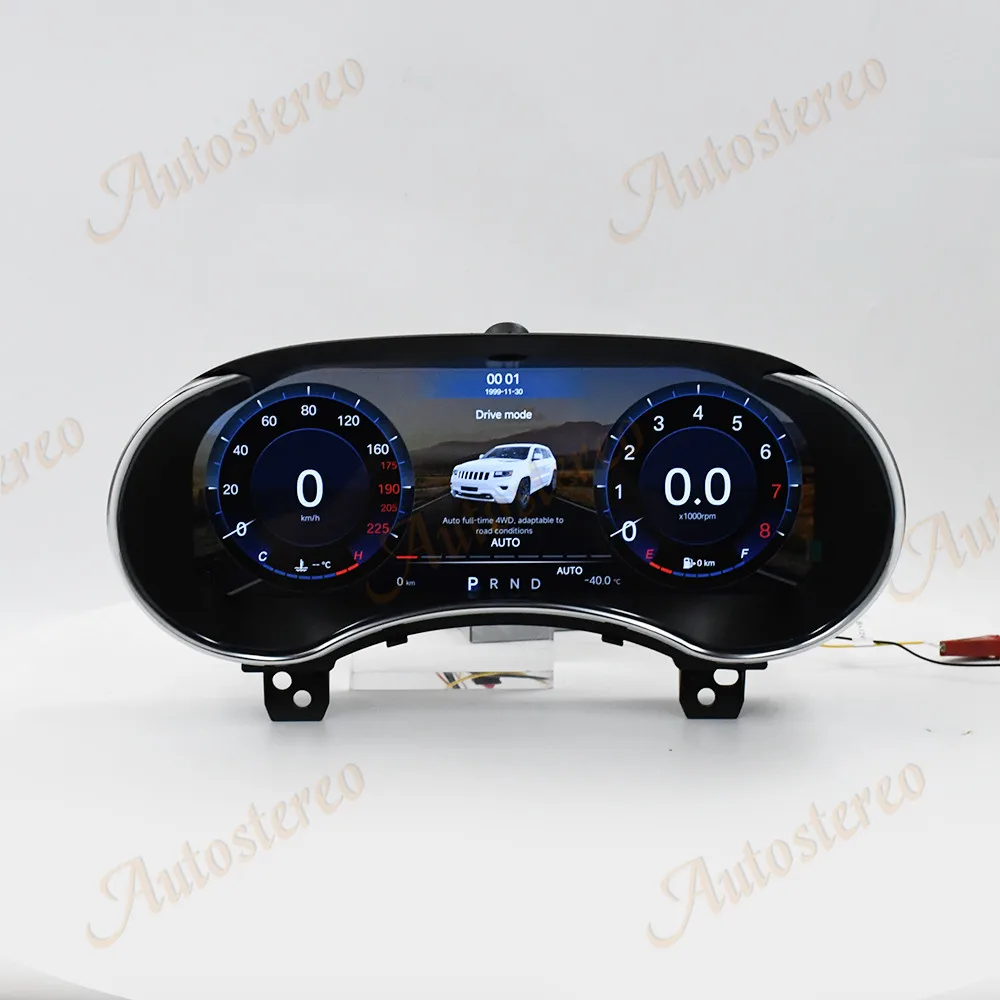 Auto Digital Cluster For Jeep Grand Cherokee 2013-2018 Carplay Android Hicar Navigation Dashboard Car Speedometer Head Unit-