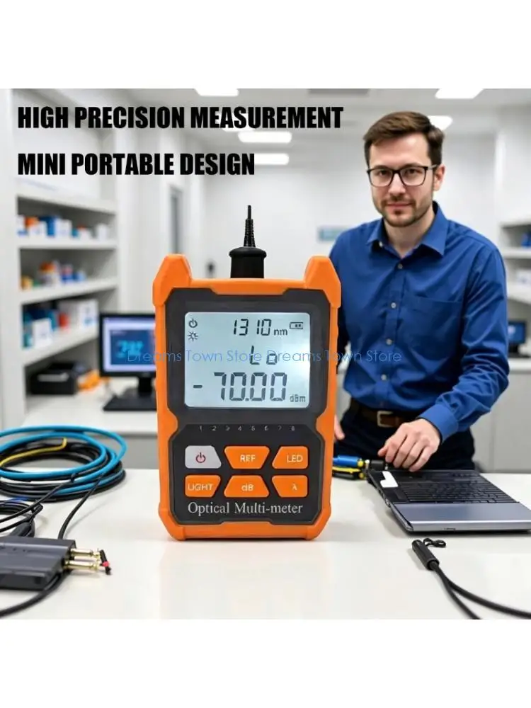 HX6A Opticals Power Meter For Fiber Opticals Link Testing With 1310 1490 1550Nm Wavelengthes Support