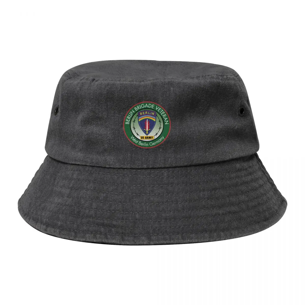 

Berlin Brigade Veteran Logo Bucket Hat Luxury Man Hat Anime Hat beach Sun For Children Golf Men Women's