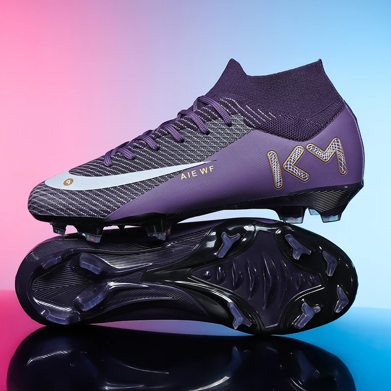 

Hot Selling and Stable Autumn Professional Youth Football Shoes Flexible Lightweight Sports Shoes Breathable Training Spikes