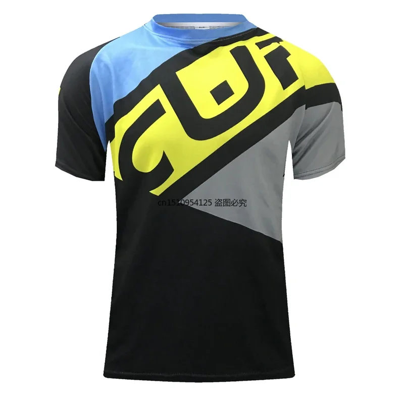 Short Sleeve Enduro MTB Wear Quick Dry Motocross BMX Cycling Jersey Mountain Bike Clothing Sports T Shirt