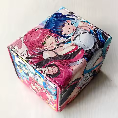 Yugioh Evil★Twin Ki-sikil &amp; Lil-la Deck Box Yu-Gi-Oh! TCG OCG PTCG Trading Cards Pu Leather Storage Box 100+