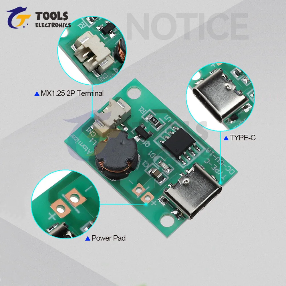

DC 5V 1.5-2W Single Spray Humidifier Mist Module Energized Mist Air Plant Humidifier Mist Driver Board Type C Interface