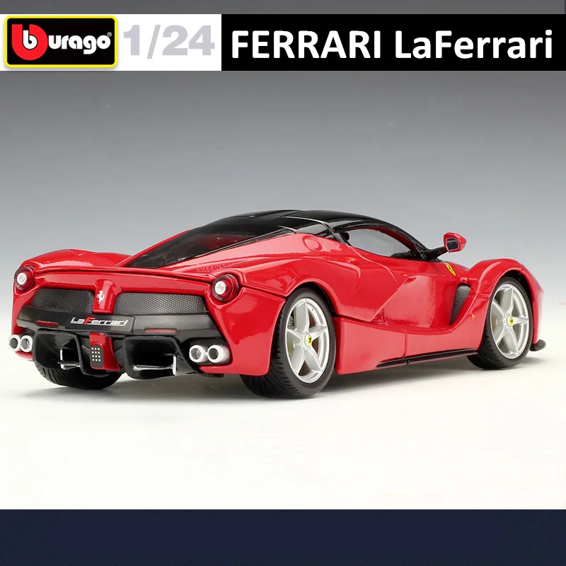 Bburago 1:24 Ferrari LaFerrari Alloy Sports Car Model Diecasts Metal Toy Racing Car Model Simulation Collection Childrens Gifts