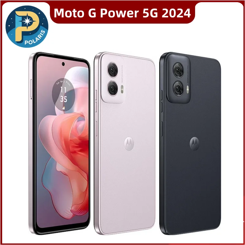 Smartphone Motorola MOTO G Power 5G XT2415 (2024) d'origine, 8 Go + 128 Go ROM, �cran IPS LCD 6,7 pouces, 1 SIM + 1 eSIM, comme neuf, d�bloqu�