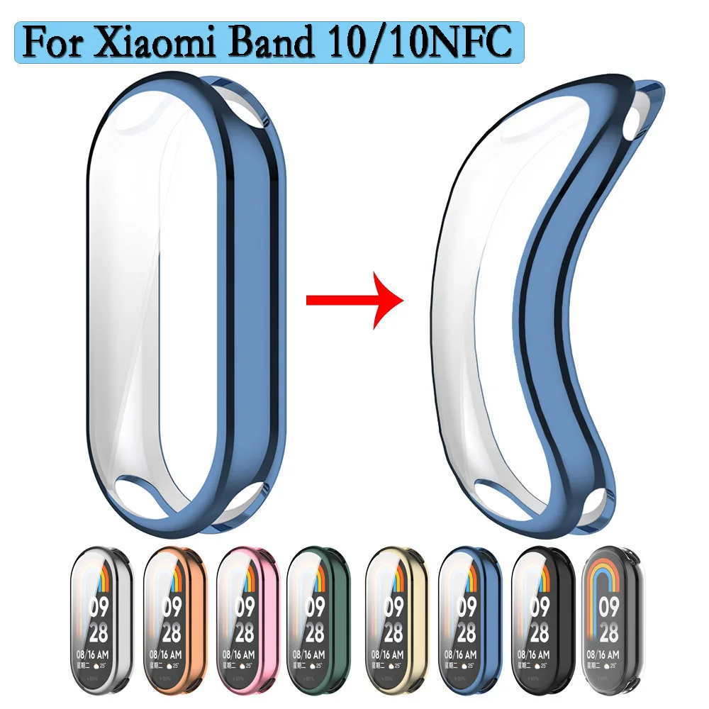 TPU Abdeckung Für Xiaomi Band 10/10nfc Protector Shell Vollständige Abdeckung Bildschirm Schutz Uhr Dekoration Für Xiaomi Band 10/10NFC