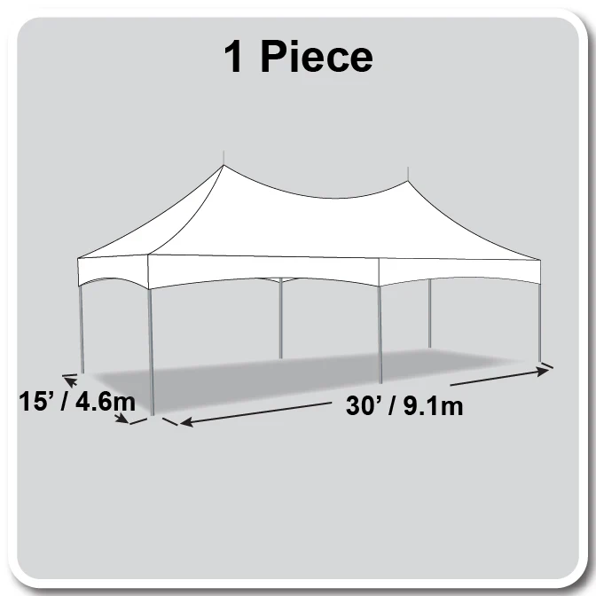 Celina Waterproof Folding Advertising Gazebo Canopy Aluminum Frame Tent 15ft x 30ft (4.5m x 9m)