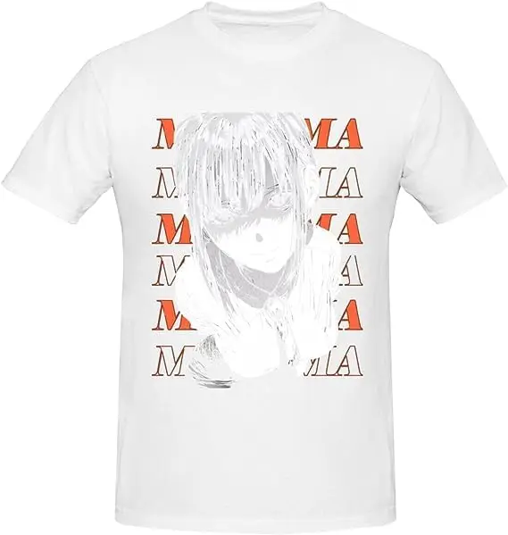 

Chainsaw Anime Man Shirt Men's Breathable Custom Cotton Short Sleeve Tshirt Fashion Casual Tops Tees Black