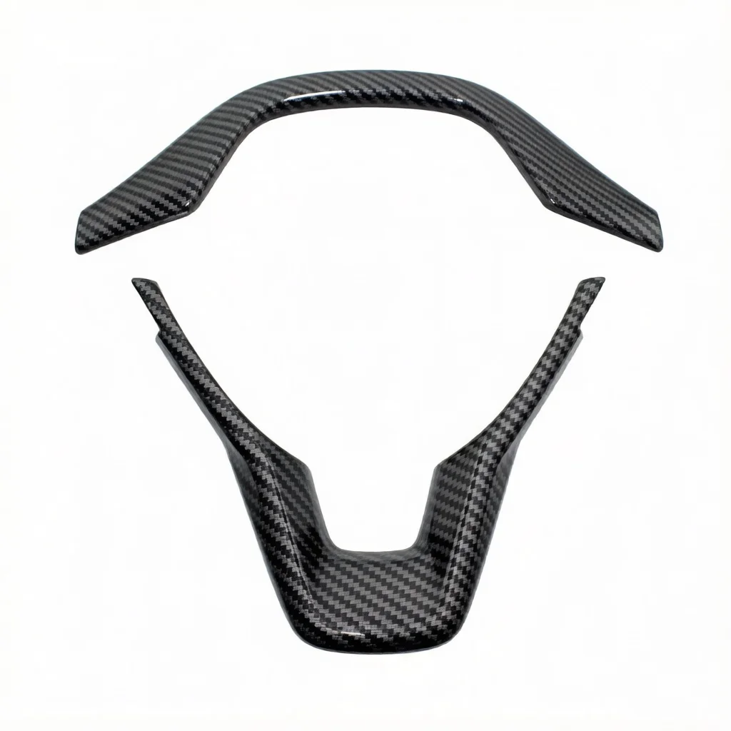 

Steering Wheel Panel Trim Sticker for Honda Accord 2018-2022 City 2020-2024 ABS Chrome/ Carbon Fiber Interior Accessories Decal