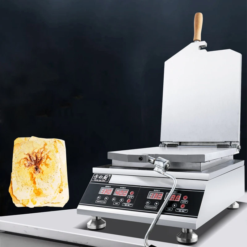 

FC-SF11 Fossil Pancake Machine Commercial Octopus oracle Bone Pattern Scallop Machine 2400W Seafood Pancake Machine