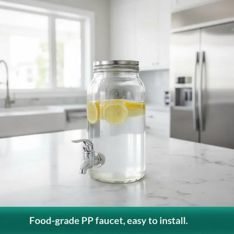 Plated Press Anti Clog Leak Proof Faucet For Dispenser Juice Bucket Home Use