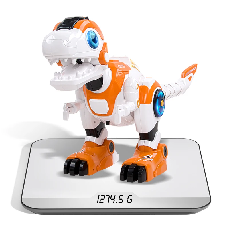 Multi-funcional controle remoto spray robô dinossauro cantando e dançando contar história demonstração automática rc dinossauro brinquedos