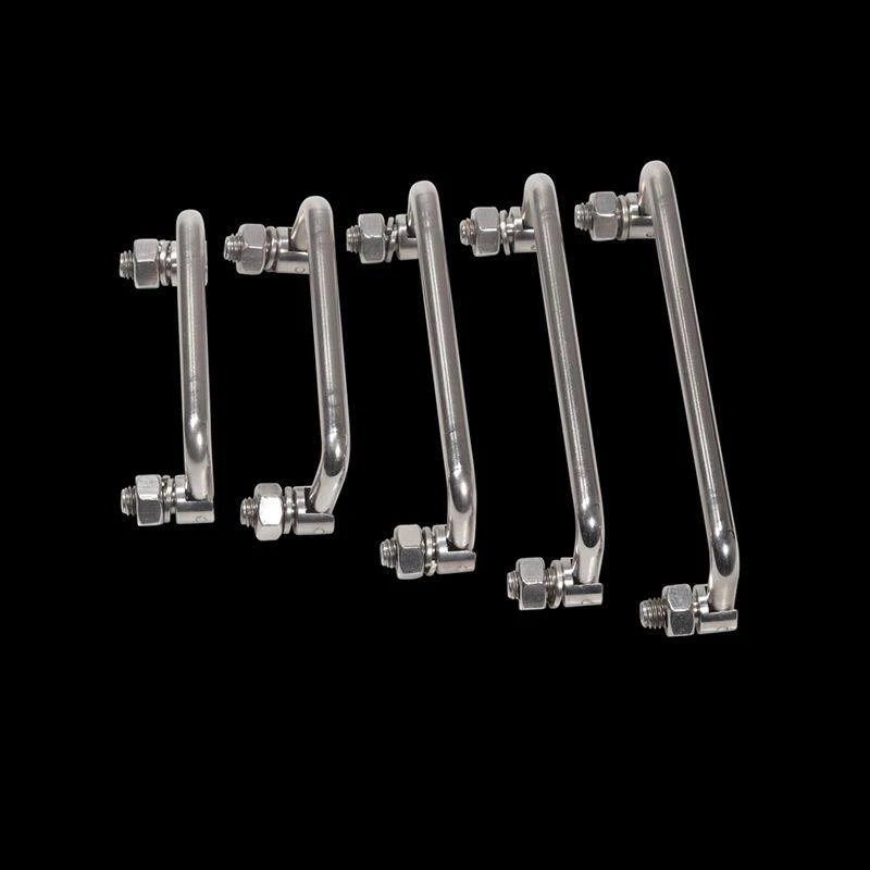 90-180mm LS506 Carbon Steel Folding Mechanical  Doorway Pull-up Bar Drawers Kitchen Closet Wardrobe Handle Hole Pitch Rotatable
