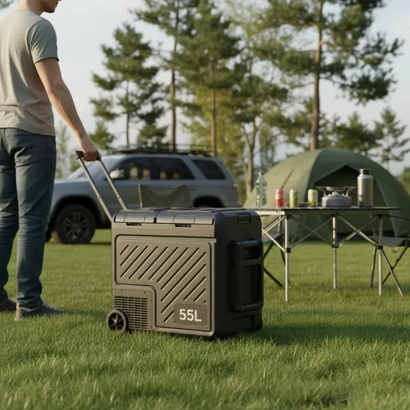 

TULX Fridge 12v for Car With Freezer Car Fridge Portable Compressor Car Fridge Freezer