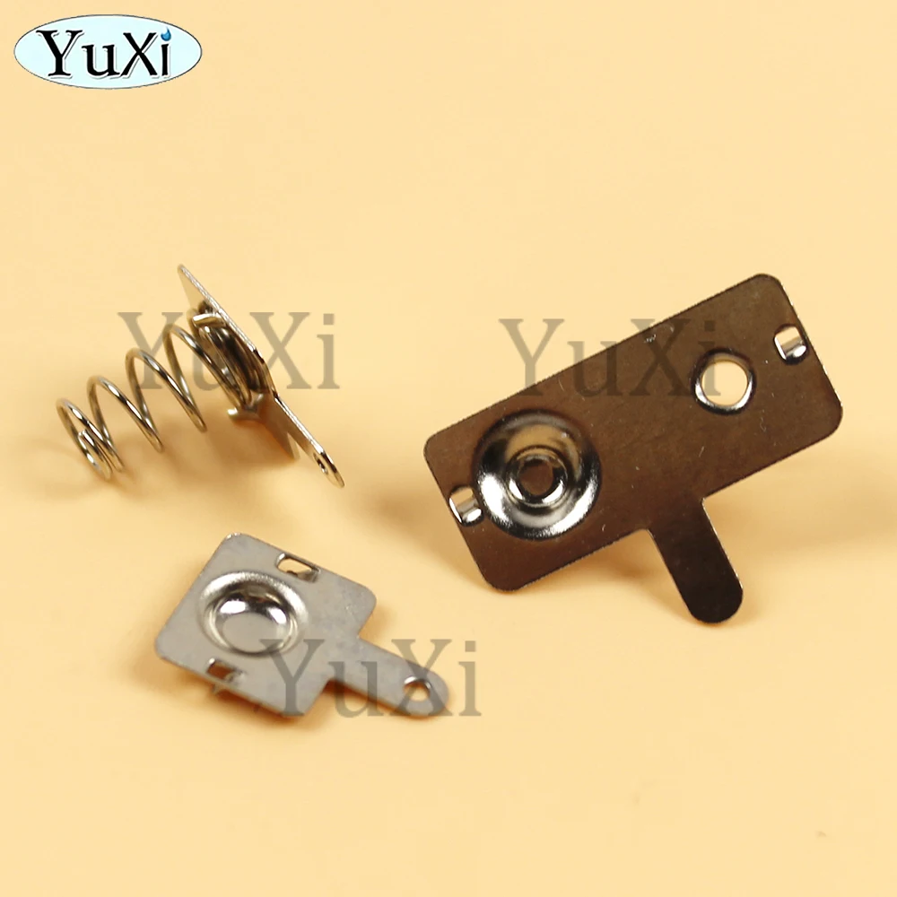 10Set Battery Shrapnel AAA Battery Springs 7 No.Positive And Negative Contact Spring Sheet Plate Silver Unidirectional Slot