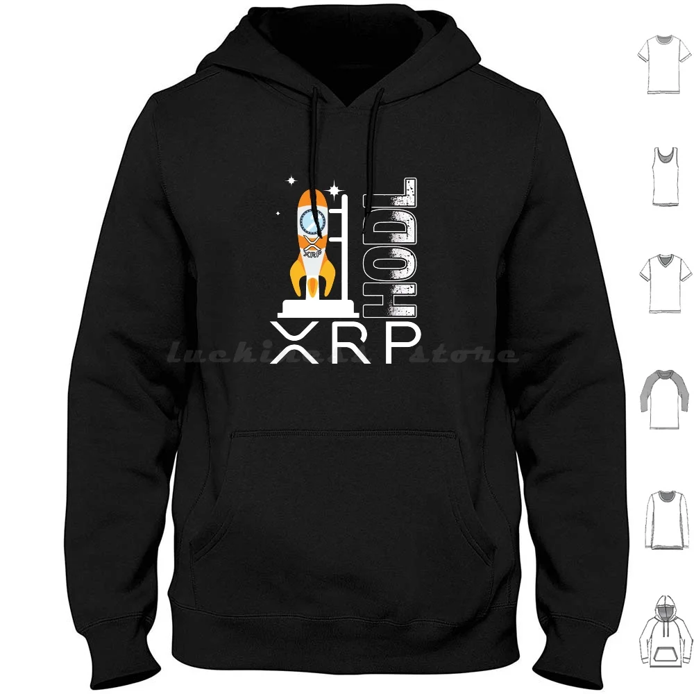 

Hodl Ripple New Xrp Logo Hoodie cotton Long Sleeve Ripple Logo Crypto Investor Altcoin Abstract Blockchain Background