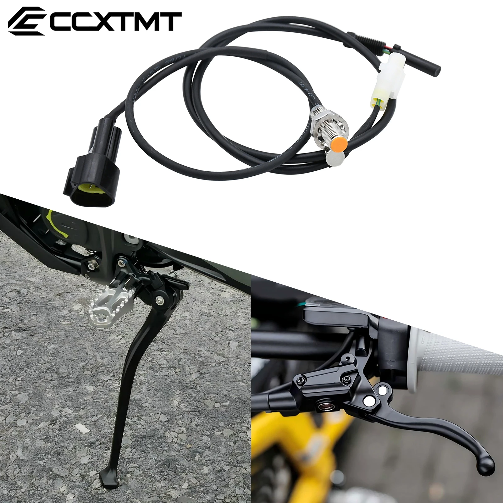 Soporte lateral para motocicleta eléctrica, línea de apagado, interruptor de parada de freno delantero, línea para Sur Ron Surron sur-ron Light Bee S & X