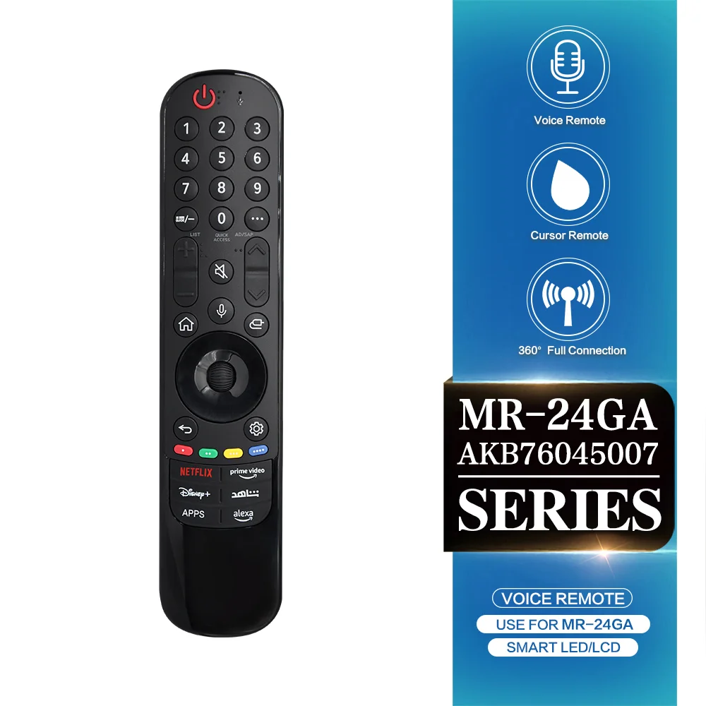 MR24GA ME Voice and Cursor Remote Control Replacement for LG 4K Ultra HD Smart LED LCD TV with Infrared Long Range Controller