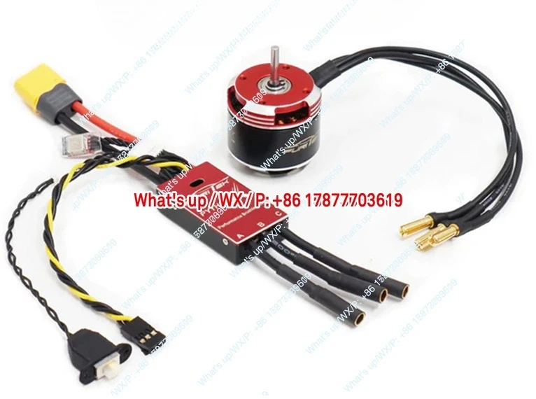 2000KV 80A external rotor sensorless and brushless electric regulating motor set 1/10 climbing car