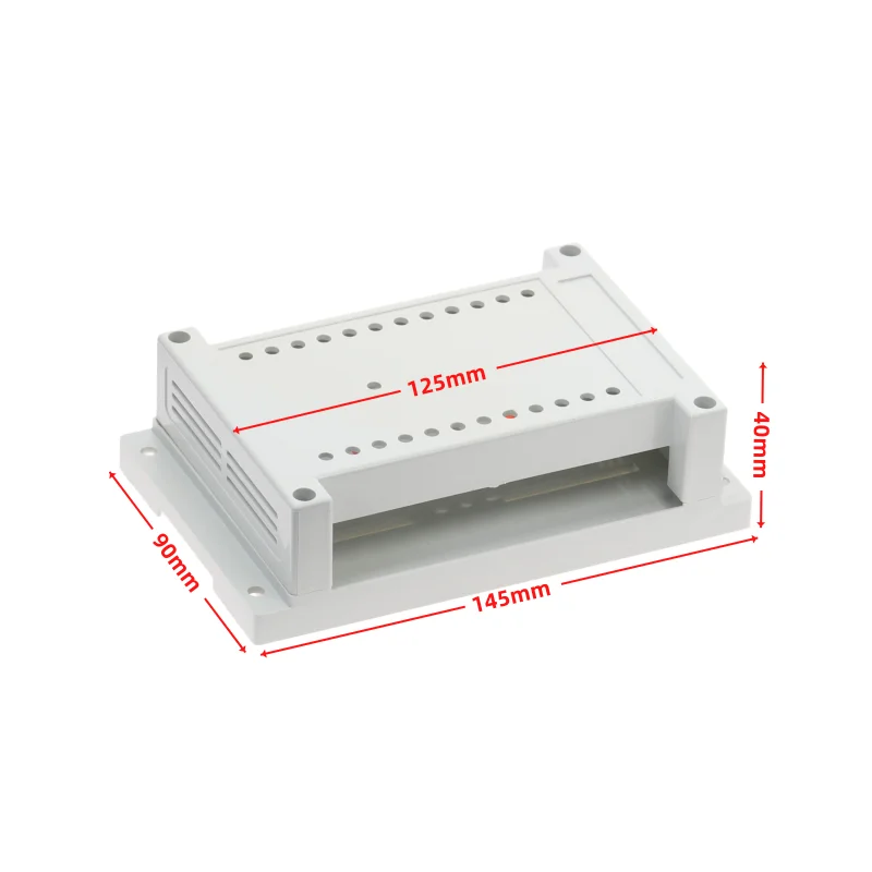 1Pcs Uxcell 145x90x40mm Electrical Plastic Enclose Terminal Junction Project Box Connector PLC