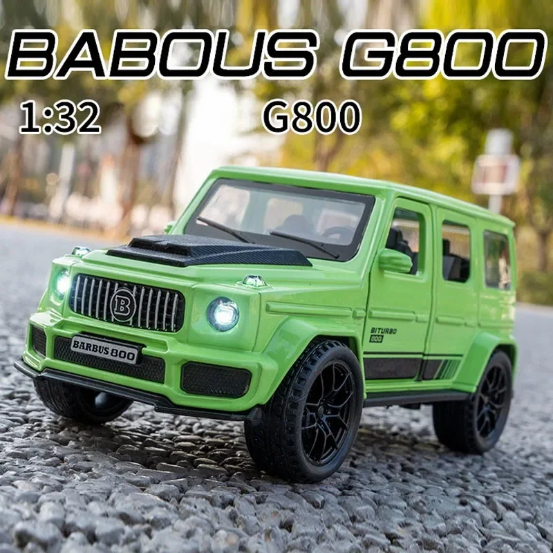 Simulation 1/32 Benz G800 Off Road Vehicle Model Alloy Diecast Toy Vehicle Children Boy Car Toy Gift Birthday Miniature Voiture