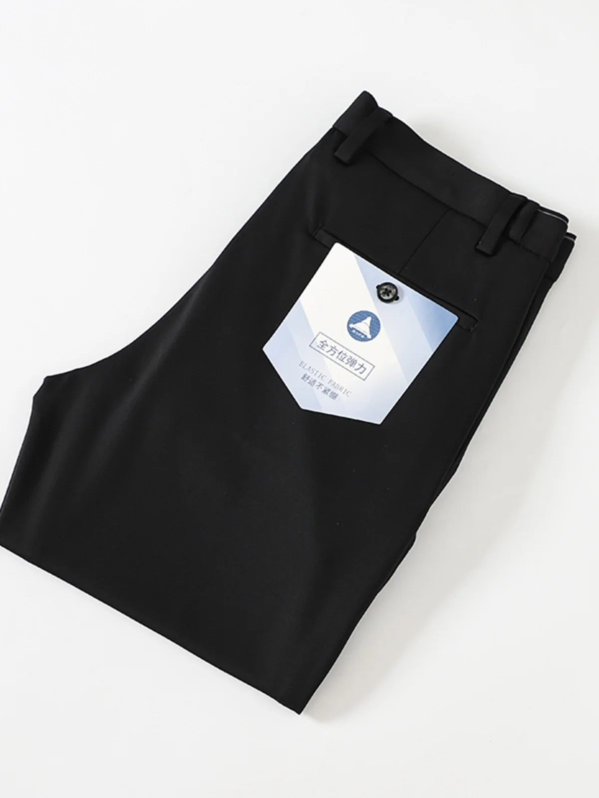 

Удобные немнущиеся высокоэластичные тонкие повседневные брюки из шелкового модала для мужчин, летние, для путешествий, прямого кроя