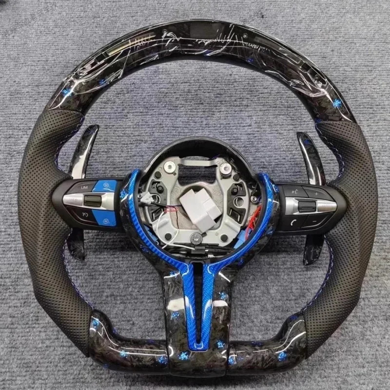 Carbon Fiber Steering Wheel Suitable For BMW F10 F20 F30 F39 F36 M3 M6 With Shift Paddles And Buttons Car Accessories