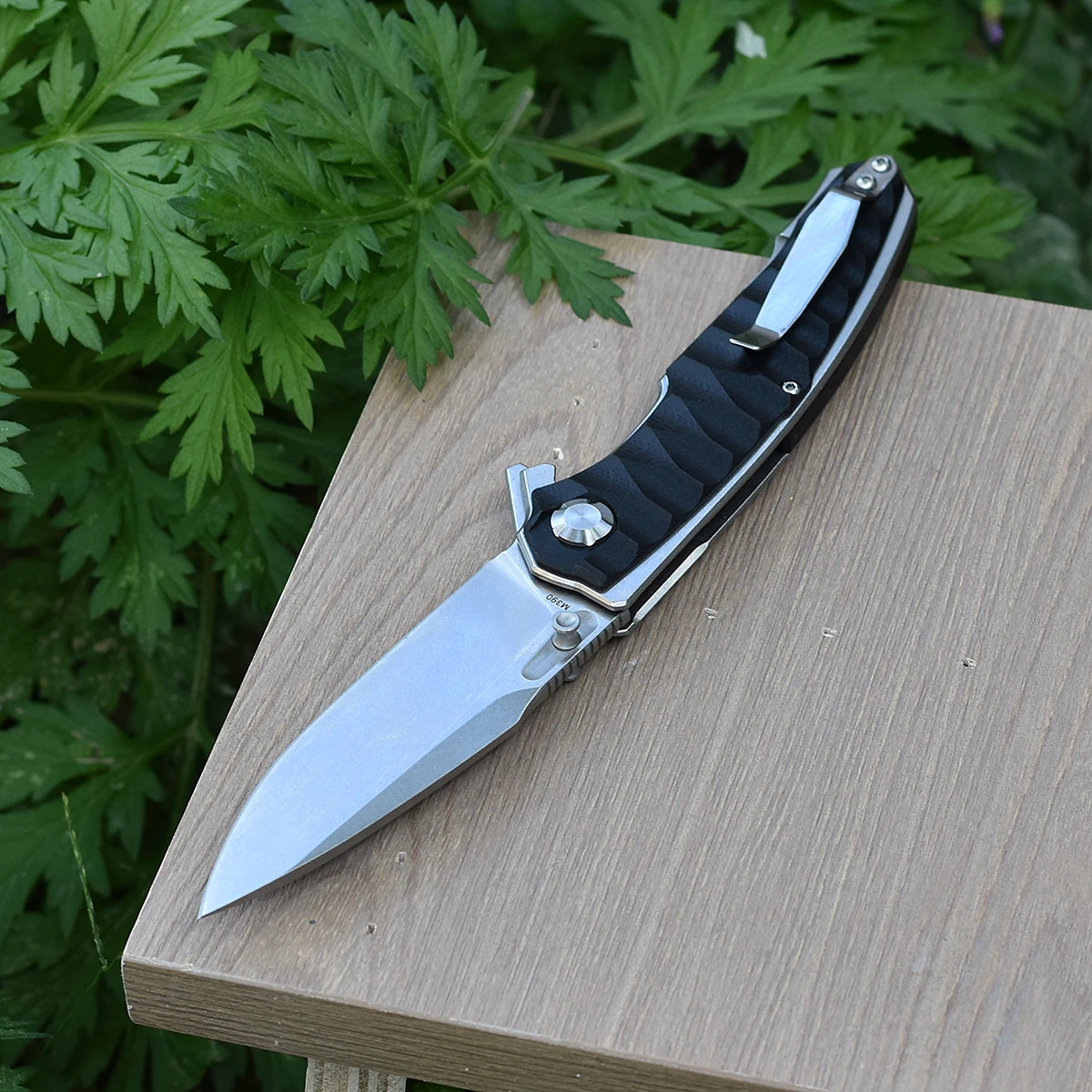 New M390 Steel Pocket Knife G10 Handle Outdoor Camping Knife Fruit Portable  EDC Tool
