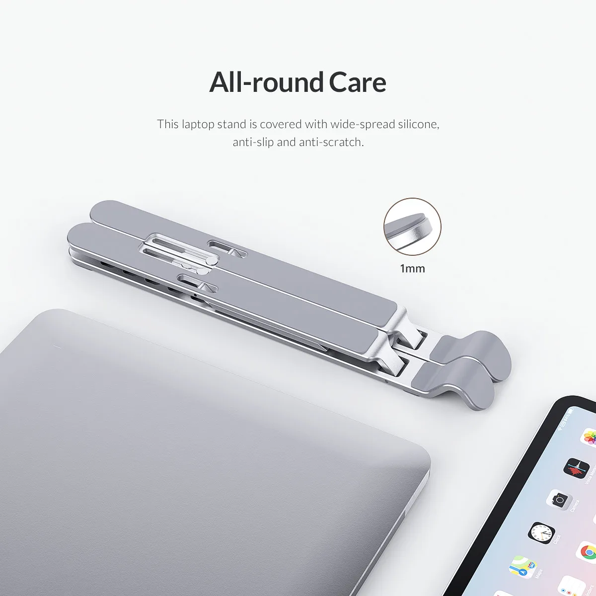 Aluminium Verstelbare Laptop Stand Holder Riser Opvouwbare Notebook Stand Draagbare Computer Stand 7 Hoeken Voor Macbook Tabletten