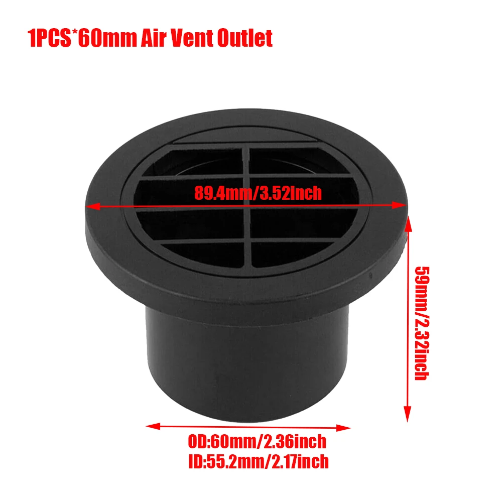 60mm Diameter 1/2M Lengte Air Diesel Heater Duct Buis Slang Uitlaat Uitlaat Joiner Connector voor Webasto Eberspaecher