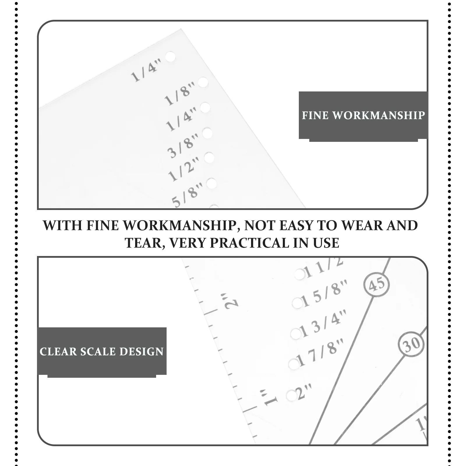 

Seam Ruler Heavy Duty Sewing Measuring Tool Accurate Hemline Straight Edge Guide For Sewing Machine Patchwork Craft Diy Projects