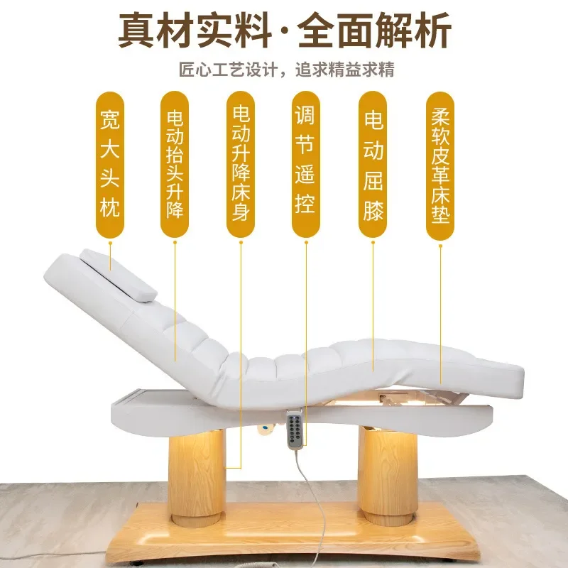 for Horishi Electric Lifting Beauty Bed for Salon Massage Tattoo Embroidery Injection Therapy Body Treatment Table