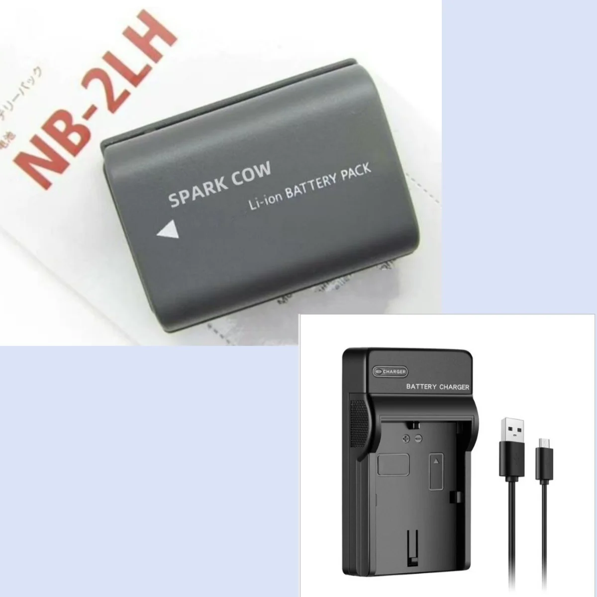 Original NB-2L NB-2LH NB 2L 2LH Camera Battery For Canon DC310 DC410 420 EOS 400D S80 S70 S50 S60 350D G7 G9 Z1 HV20 USB Charger