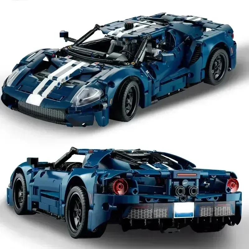 Technical Classic Racing Car Building Blocks Set Expert Sport Vehicle Model Moc Bricks DIY Toys for Boys Children Birthday Gift