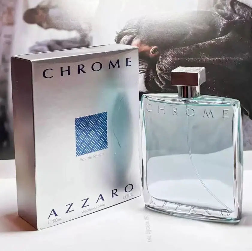 Azzaro Chrome Eau De Toilette Spray للرجال EDT عطر عطور أساسيات السفر 0.33oz/10ml 1oz/30ml 3.3oz/100ml 6.8oz/200ml