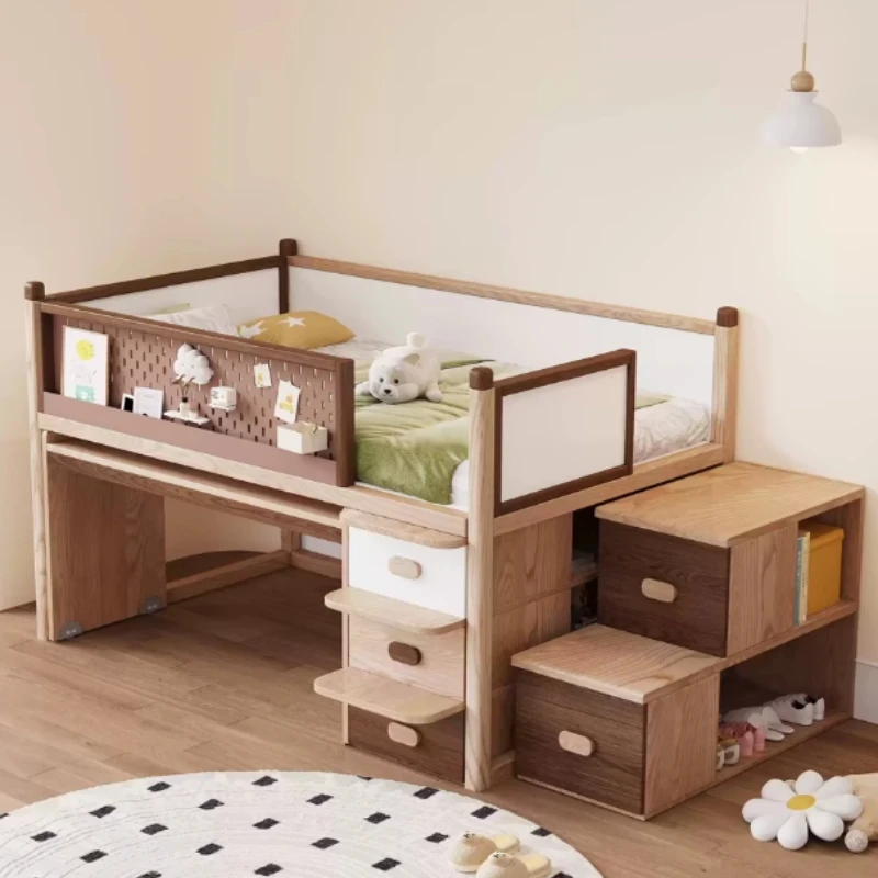 Children's bed Tree house Half height bed Small apartment Small bedroom