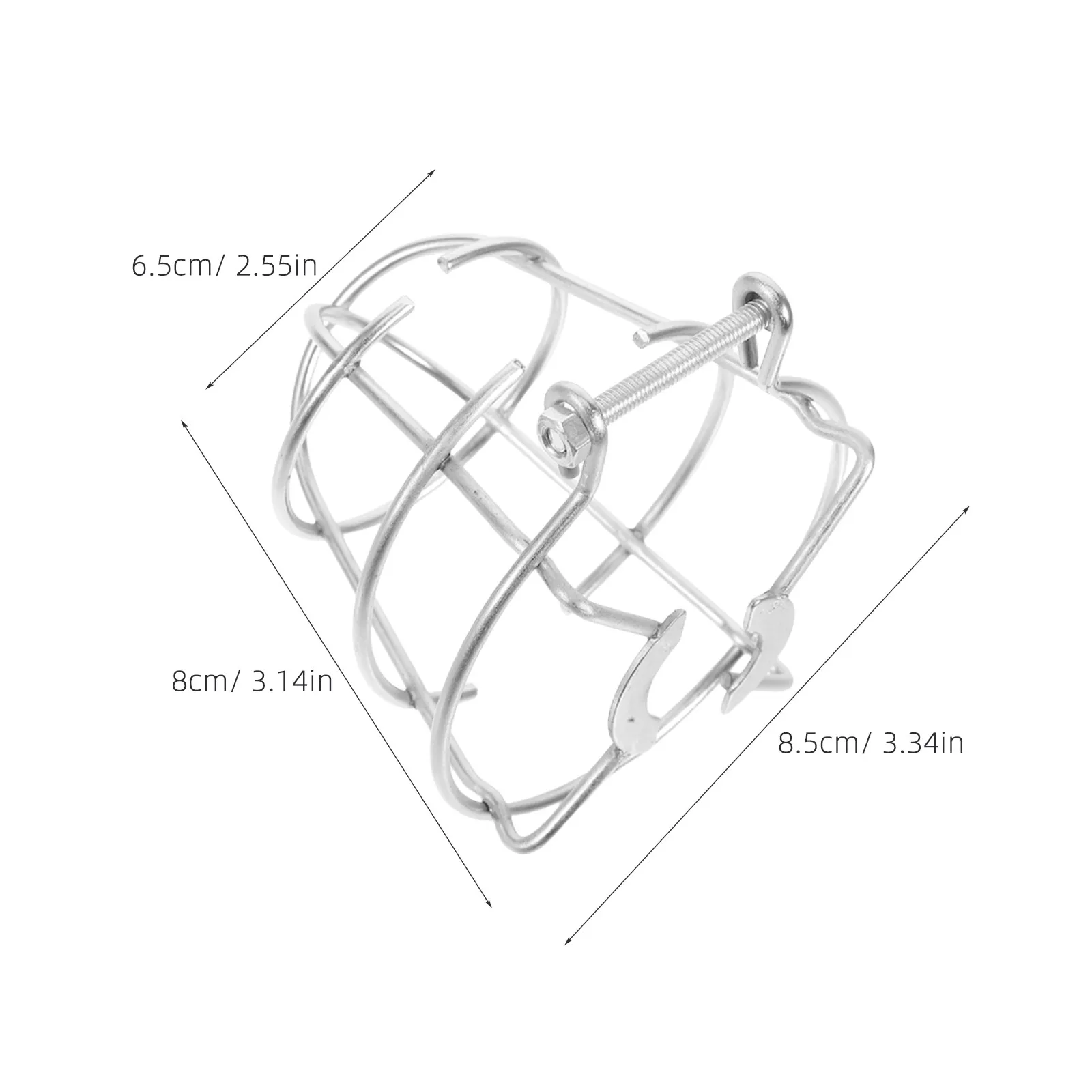 10Pcs Fire Sprinkler Cage Metal Protectors Easy Install Pendant Upright Sprinkler Head Cover for Ceiling Protective Cover
