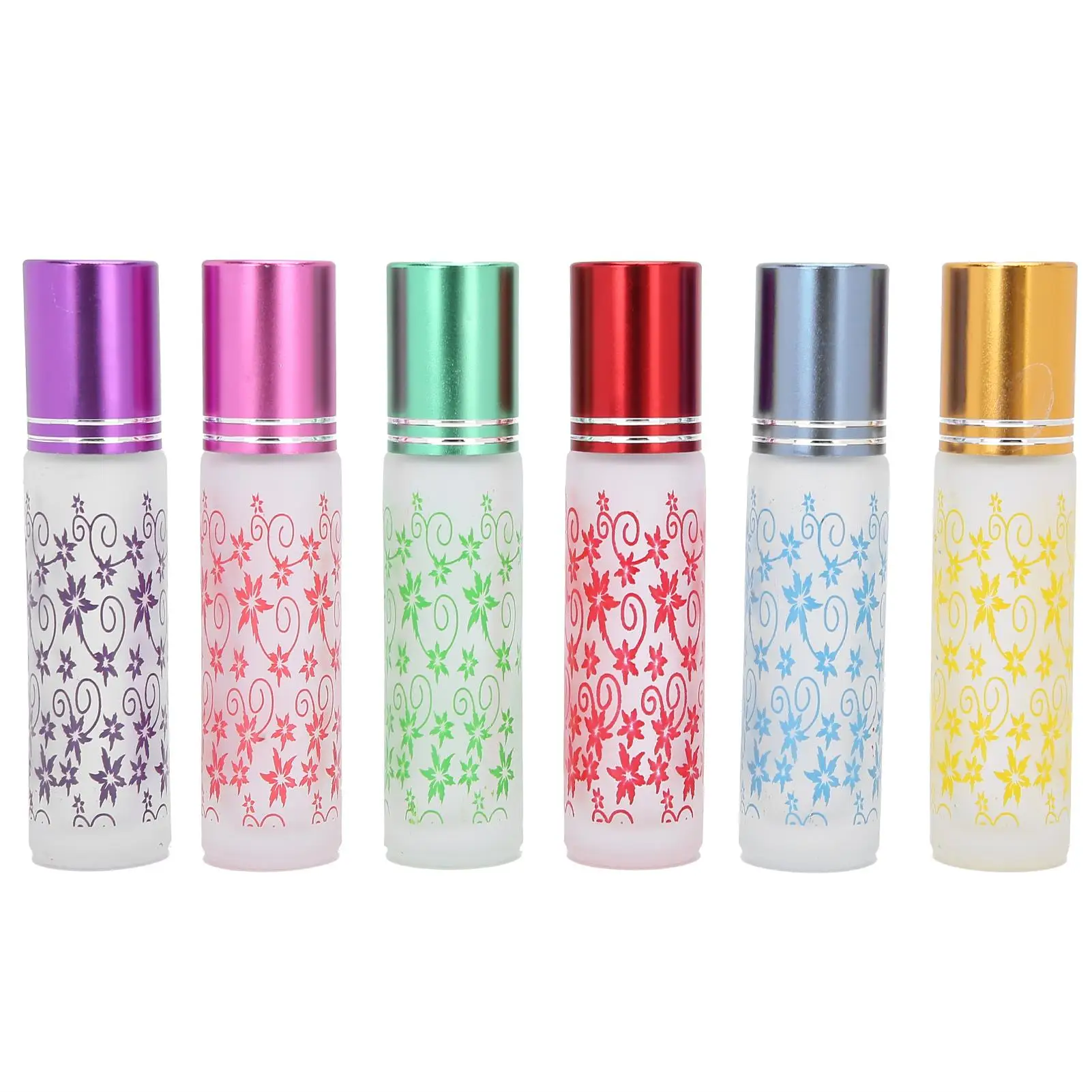 

10ml Essential Oil Roller Bottle Set - Anti-Leak, Empty Atomizer Containers with Roller Balls for Perfume and Aromatherapy