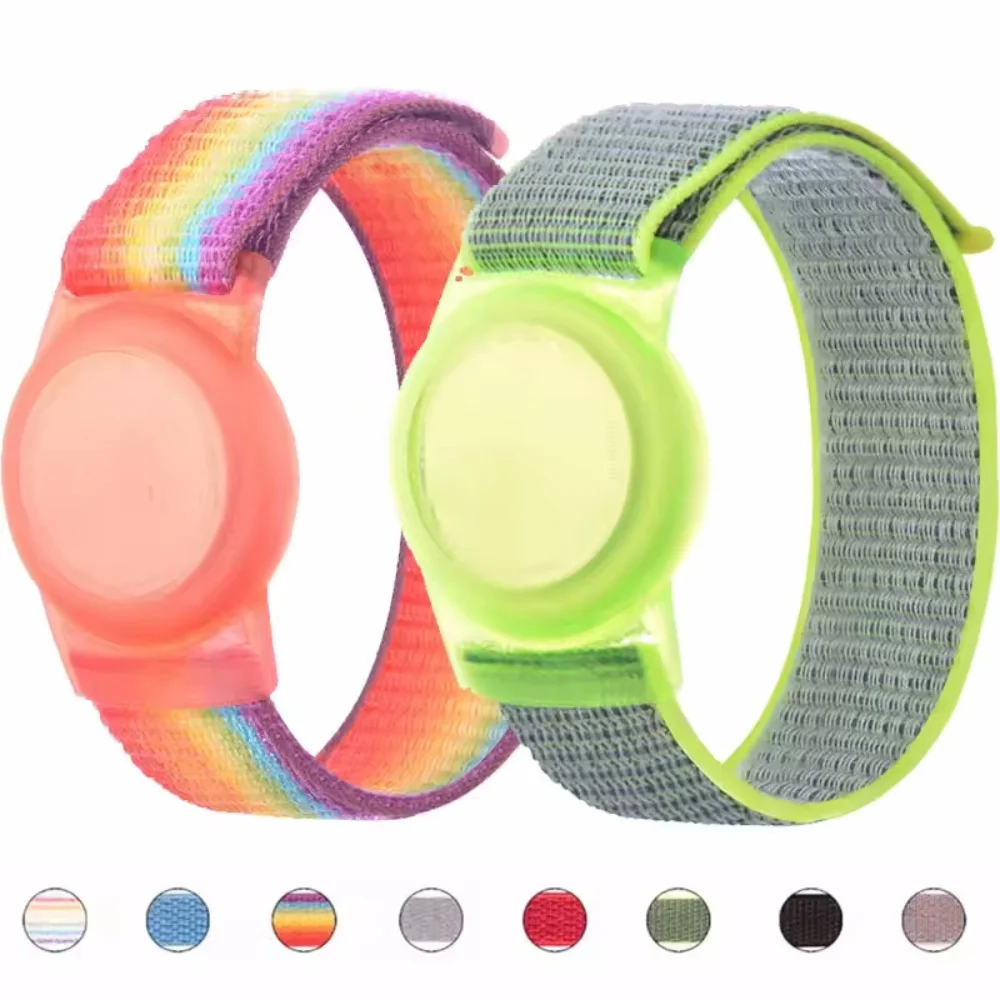 Pour Apple AirTags Kinderarmbänder, weiches Silikonarmband, kratzfeste Abdeckung, Accessoire pour Air Tags, Airtag-Uhrenarmband