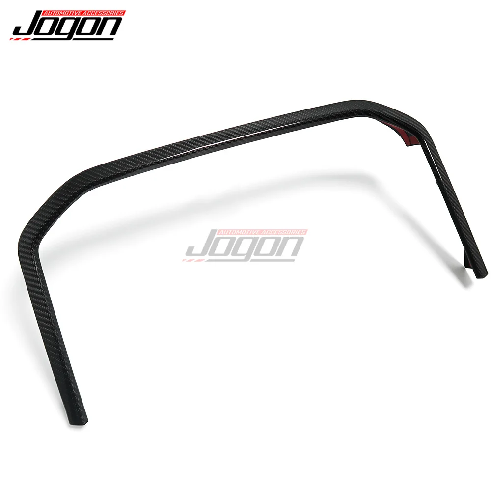 For Ford F-150 F150 Raptor R Lariat Platinum 2021 2022 2023 Car Dashboard GPS Navigation Frame Cover Carbon Fiber Accessories