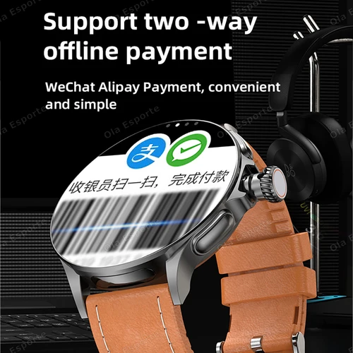 Imagen 2 del producto Nuevo reloj inteligente con tarjeta SIM 4G/5G para hombres y mujeres, pantalla AMOLED de 1,95 pulgadas, cámara giratoria, videollamada HD, WIFI, reloj inteligente con seguimiento GPS