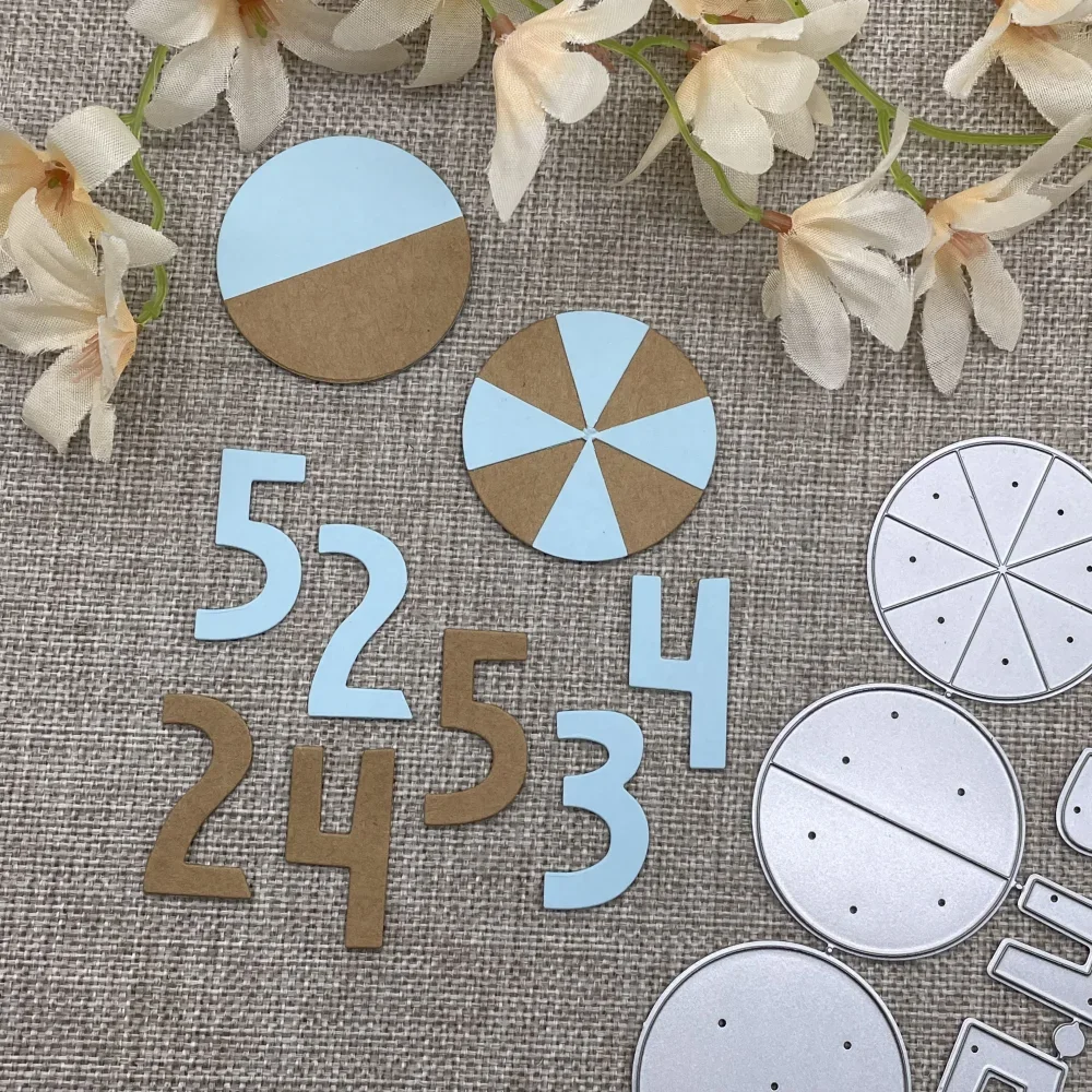

Circle numbers Metal Cutting Dies For DIY Scrapbooking Decorative Embossing Handcraft Die Cutting Template Mold