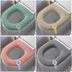 for Winter Toilet Seat pad Home Toilet Mat Four Seasons Universal Potty Cushion Washer soft Toilet cape case Seat warmer Cover