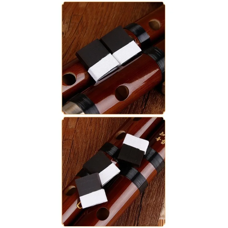 6Pcs Flute-Film Solid-Glue Bamboo Film Glue  Bamboo Flute-Glue Film Glue Strong Stickiness Ejiao Flute-Accessories