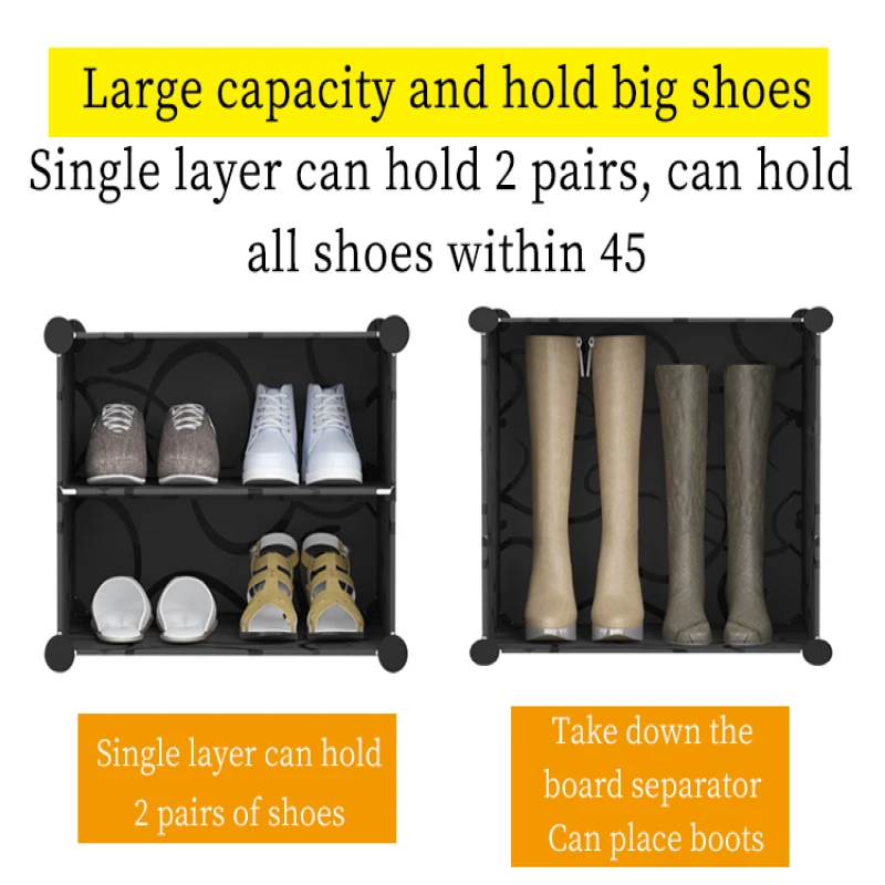 Doorway Home Shoe Cabinet Multifunctional Shelf Dustproof Plastic Storage Shoe Rack Assembly Shoe Rack for Wall Corner Shelf