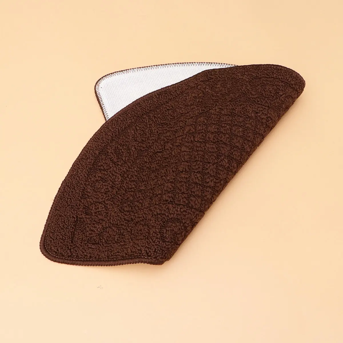 1Pcs Fashionable Hard-Wearing Bibulous Semi-Circular Door Mat Non-Slip Floor Mat for Indoor Use Home Office Bathroom Gift