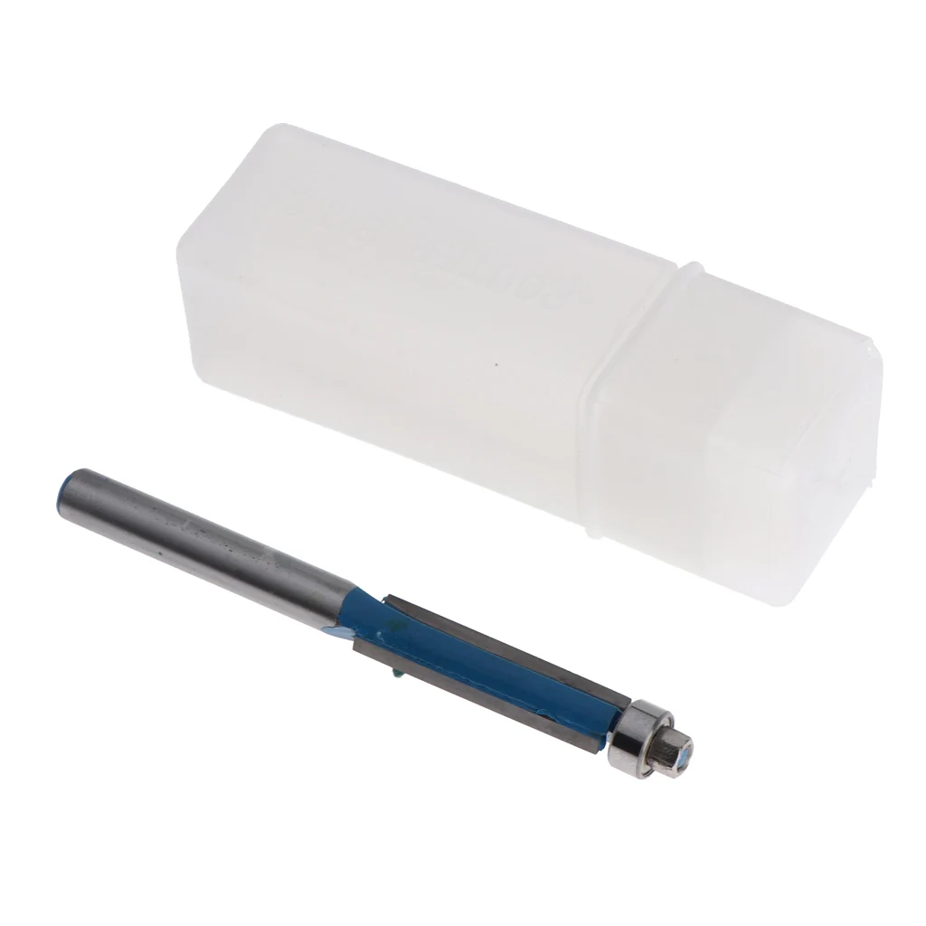Alloy Bearing Flush Trim Router Bit Extra Long Woodworking Milling Cutter for Power Tool