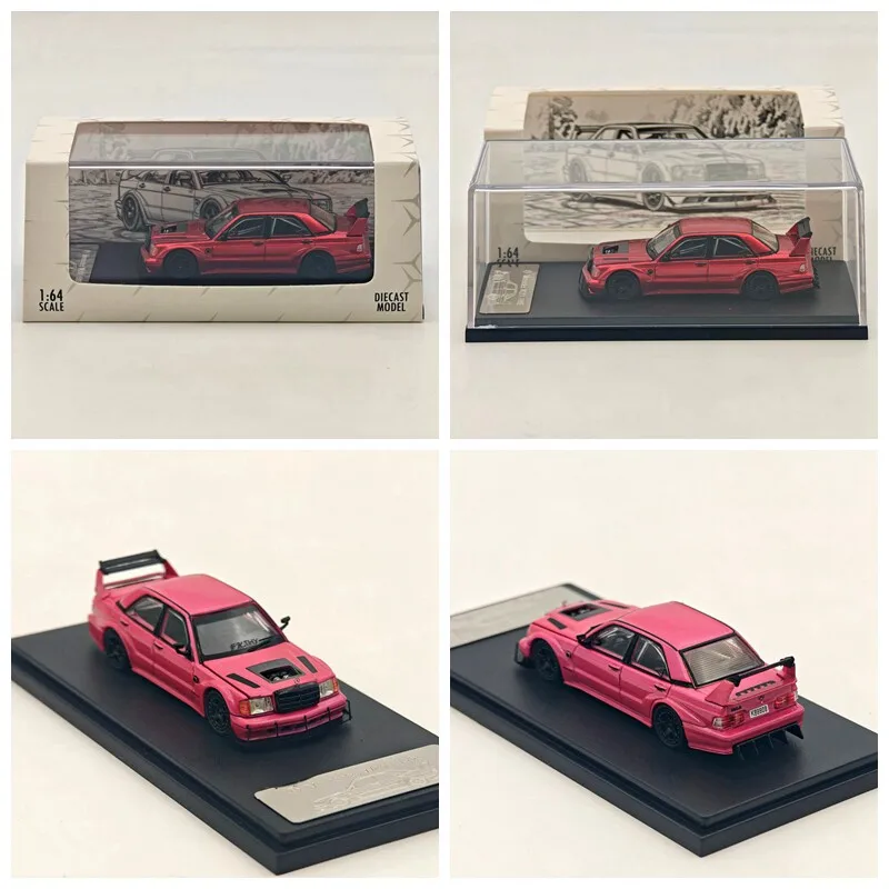 Diecast RM 1:64 Scale Benz W201 190E Alloy Car Model