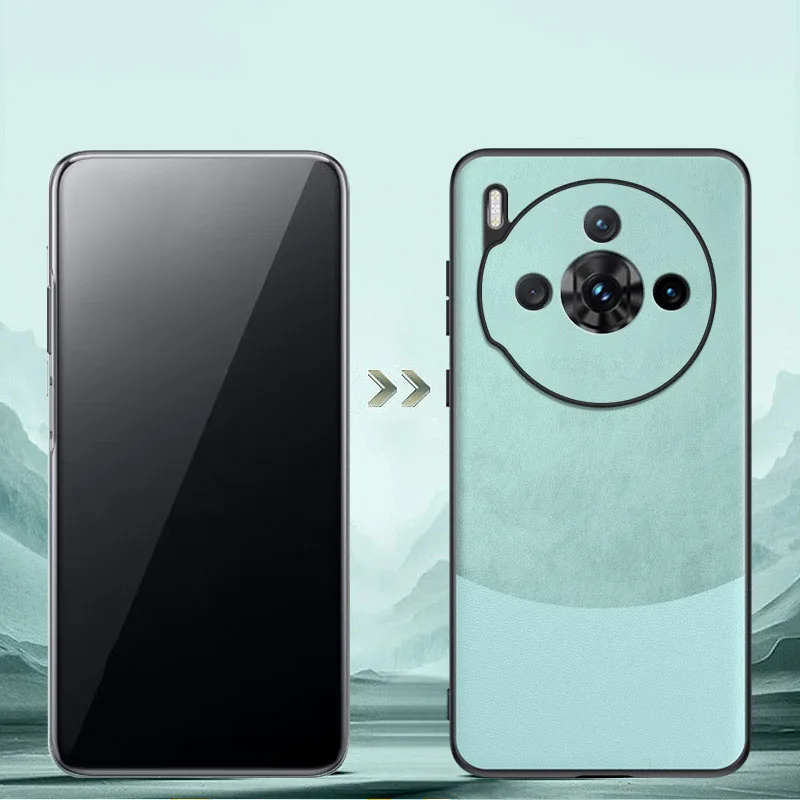 High Quality Luxury Leather Soft Leather Back Phone Case For ZTE nubia Z60S Pro Silicone Case For ZTE nubia Z60 Ultra Back Cover